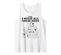 Disney 101 Dalmatiner Yes I Need All These Dogs Tank Top