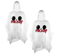Disney 2-Pack Family Rain Ponchos, Mickey Or Minnie Mouse, Adult & Youth (Mickey-Mickey, Adult)
