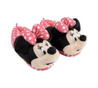 Disney 3D Minnie Maus Kinder Hausschuhe, Polka Minnie Mouse Schuhe Größe 28-35