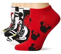 Disney, 5er-Pack Sneaker-Socken für Damen mit Mickey-Mouse-Motiv, 42-44.5 EU