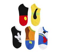 Disney, 5er-Pack Sneaker-Socken für Damen mit Mickey-Mouse-Motiv, 42-44.5 EU