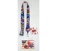 Disney 85791 Mickey Mouse Schlsselband mit Zip-Lock-Kartenhalter, mehrfarbig