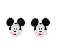 Disney 925 Sterling Silber Mickey Mouse Emaille Ohrstecker für Mädchen, Sterling Silber