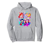 Disney A Goofy Movie Bubble Gum Retro Nineties Pullover Hoodie, Unisex für Erwachsene, Grau Meliert, XL