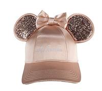 Disney Adult Rose Gold Tone Minnie Mouse Ears Hat