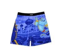 Disney Aladdin Genie Jafar Herren Boxershorts, Blau/Mehrfarbig, X-Large
