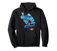 Disney Aladdin Genie Out Bottle Quote Pullover Hoodie, Unisex für Erwachsene, Schwarz, L