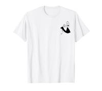 Disney Alice Im Wunderland Alice Linke Brust T-Shirt
