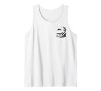 Disney Alice im Wunderland Cheshire-Katze auf der linken Brust Tank Top