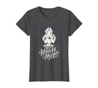 Disney Alice im Wunderland In einer Welt für sich T-Shirt, Damen, Anthrazit Meliert, 3XL