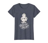 Disney Alice im Wunderland In einer Welt für sich T-Shirt, Damen, Blau Meliert, XL