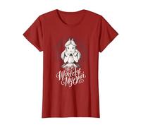 Disney Alice im Wunderland In einer Welt für sich T-Shirt, Damen, Cranberry, XXL