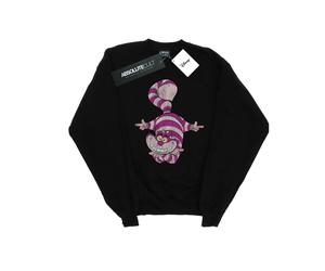 Disney - "Alice In Wonderland Cheshire Cat Upside Down" Sweatshirt für Herren (Schwarz) 2XL