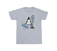 Disney - "Alice In Wonderland Letter A" T-Shirt für Mädchen (Grau) 3-4A / 98-104cm
