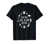 Disney Alice in Wonderland Mad Here White T-Shirt