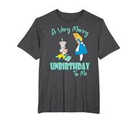 Disney Alice In Wonderland Very Merry Unbirthday to Me T-Shirt, Herren Große Größen, Anthrazit Meliert, 6X Tall