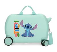 Disney Aloha Stitch Kinderkoffer, Blau, 45 x 31 x 20 cm, starr, 1,8 kg, seitlicher Kombinationsverschluss, ABS, 1,8 kg, 24,6 l, Handgepäck