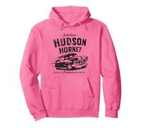 Disney and Pixar’s Cars Hudson Hornet Piston Cup Champion Pullover Hoodie, Unisex für Erwachsene, Leuchtendes Pink, M
