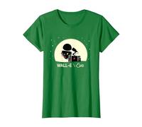 Disney and Pixar’s Wall-E and Eve Holiday T-Shirt, Damen, Dunkelgrün, 3XL