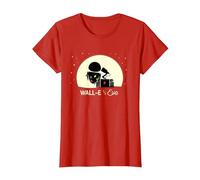 Disney and Pixar’s Wall-E and Eve Holiday T-Shirt, Damen, Rot, 3XL