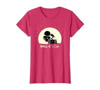 Disney and Pixar’s Wall-E and Eve Holiday T-Shirt, Damen, Rot Meliert, 3XL