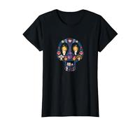 Disney and Pixar's Coco Land of The Dead Sugar Skull T-Shirt, Damen, Schwarz, 3XL