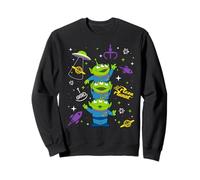 Disney and Pixar's Toy Story Pizza Planet Aliens Collage Sweatshirt