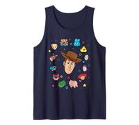 Disney and Pixar's Toy Story Sheriff Woody Big Face Collage Tank Top