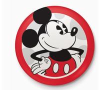 Disney Ansteck-Pin Anstecker Button Ø2,5 cm Micky Maus, Minnie Maus Donald Duck