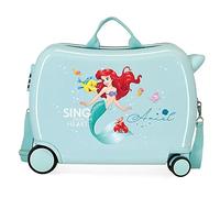 Disney Prinzessinnen Kinderkoffer Blau 50 x 39 x 20 cm Hard ABS Kombinationsverschluss seitlich 34 l 1,8 kg 4 Rollen