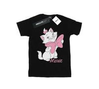 Disney - "Aristocats Marie Bow" T-Shirt für Mädchen (Schwarz) 5-6A / 110-116cm