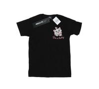 Disney - "Aristocats Marie I'm A Lady Breast Print" T-Shirt für Damen (Schwarz) XL