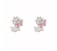 Disney Ohrstecker Aristocats Marie – versilbert – One Size – ohne Edelstein