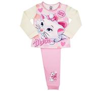 Disney Aristocats - Marie - Schlafanzug mit Langen Ärmeln für Mädchen - 5-6 Jahre: 116cm