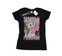Disney - "Aristocats Marie Simply Purrfect Homage" T-Shirt für Damen (Schwarz) M