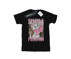 Disney - "Aristocats Marie Simply Purrfect Homage" T-Shirt für Mädchen (Schwarz) 9-11A / 128cm-146cm