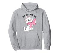 Disney Aristocats Marie Too Cute for You Valentine's Day Pullover Hoodie