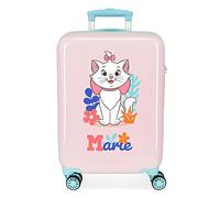 Disney Aristogatos Kabinentrolley, Rosa, 38 x 55 x 20 cm, Hartplastik, seitlicher Kombinationsverschluss, 34 l, 2 kg, 4 Räder