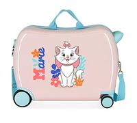 Disney Aristogatos Kinderkoffer, Rosa, 50 x 39 x 20 cm, starr, ABS-Kombinationsverschluss, 34 l, 1,8 kg, 4 Räder