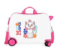 Disney Unisex für Kinder. 4769821 Kinderkoffer 2 multidirektionale Räder Aristocats Marie weiß (OSFA), Lässig, Synthetisch, ABS/Polykarbonat