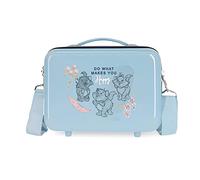 Disney Aristogatos Kulturbeutel, anpassbar, mit Schultertasche, Blau, 29 x 21 x 15 cm, starr, ABS 9,14 l