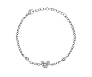 DISNEY Armband Mickey Mouse Silber Edelstahl B600590RWL-B.CS