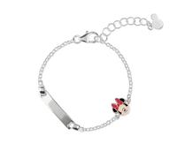 Disney Armband mit Minnie-Maus-Schriftzug aus 925er Sterlingsilber