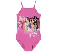 Disney Badeanzug Kinder Mädchen, Princess Badeanzug Schwimmanzug Kinder, Moana, Rapunzel, Ariel Schwimmanzug Mädchen, Rosa 110