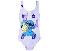 Disney Badeanzug Mädchen, Einteiliger Schwimmanzug Badekleidung - Geschenke für Mädchen (Lilla Stitch, 13-14 Jahre)