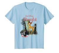 Disney Bambi and Flower Forest T-Shirt, Kinder, Himmelblau, 152