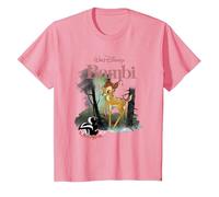 Disney Bambi and Flower Forest T-Shirt, Kinder, Rosa, 116