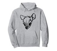 Disney Bambi Face Sketch Pullover Hoodie