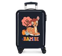 Disney Bambi Kabinentrolley, blau, 38 x 55 x 20 cm, starr, ABS-Kombinationsverschluss, 34 l, 2 kg, 4 Räder