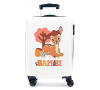 Disney Bambi Kabinentrolley, Mehrfarbig, 38 x 55 x 20 cm, Hartplastik, seitlicher Kombinationsverschluss, 34 l, 2 kg, 4 Räder